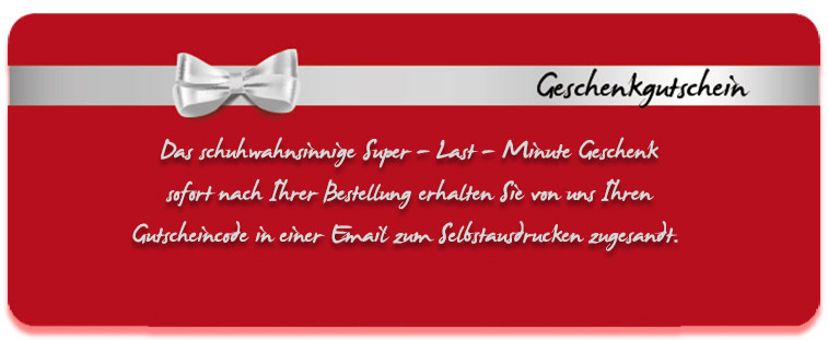 Geschenkgutscheine bei schuhwahnsinn.de